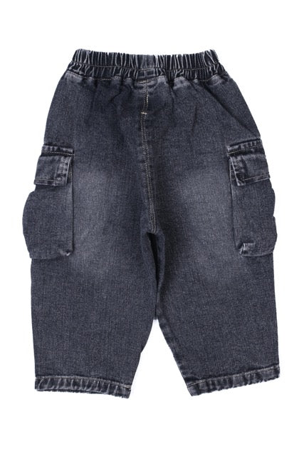 Button Flap Denim Set