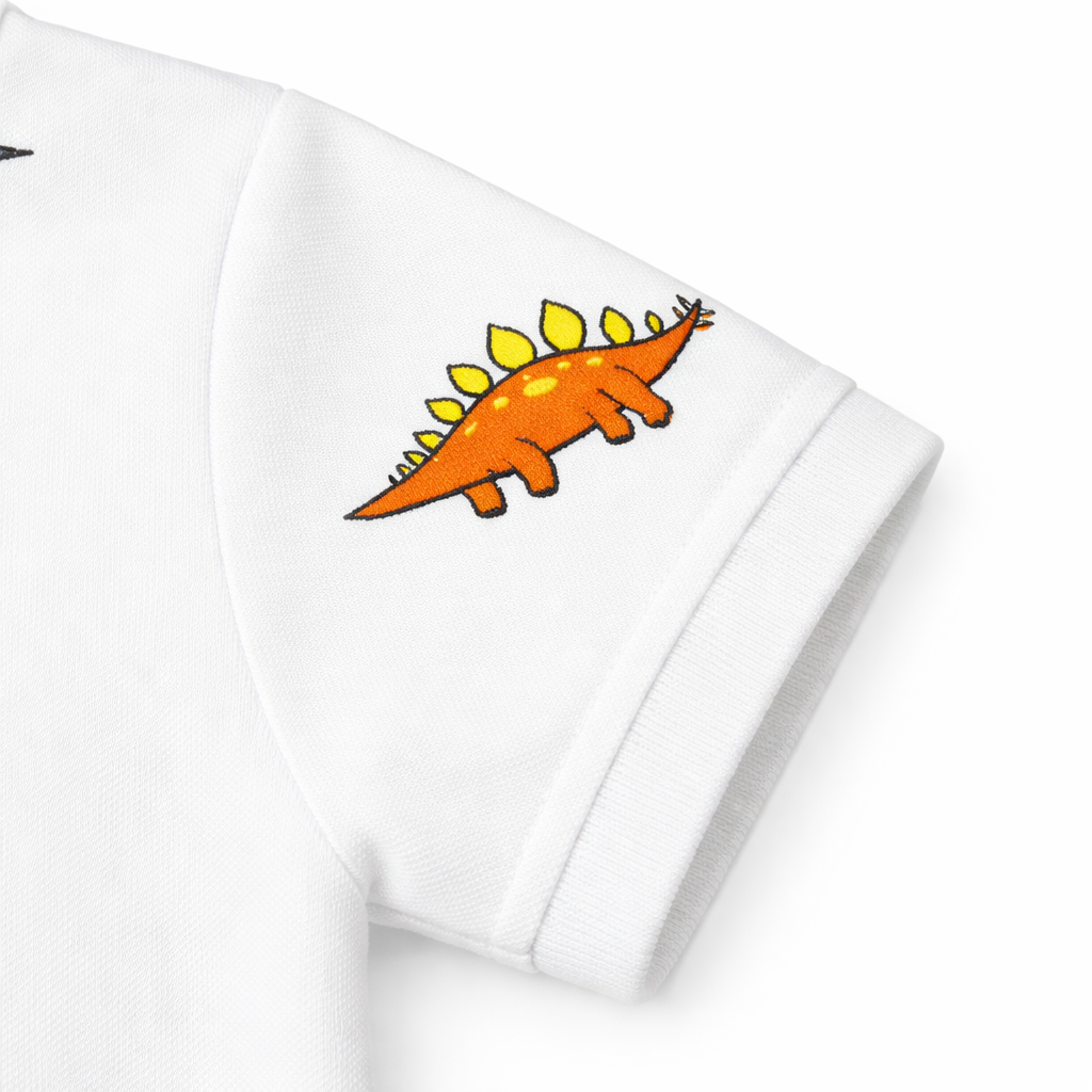 Dino Print Polo Tee