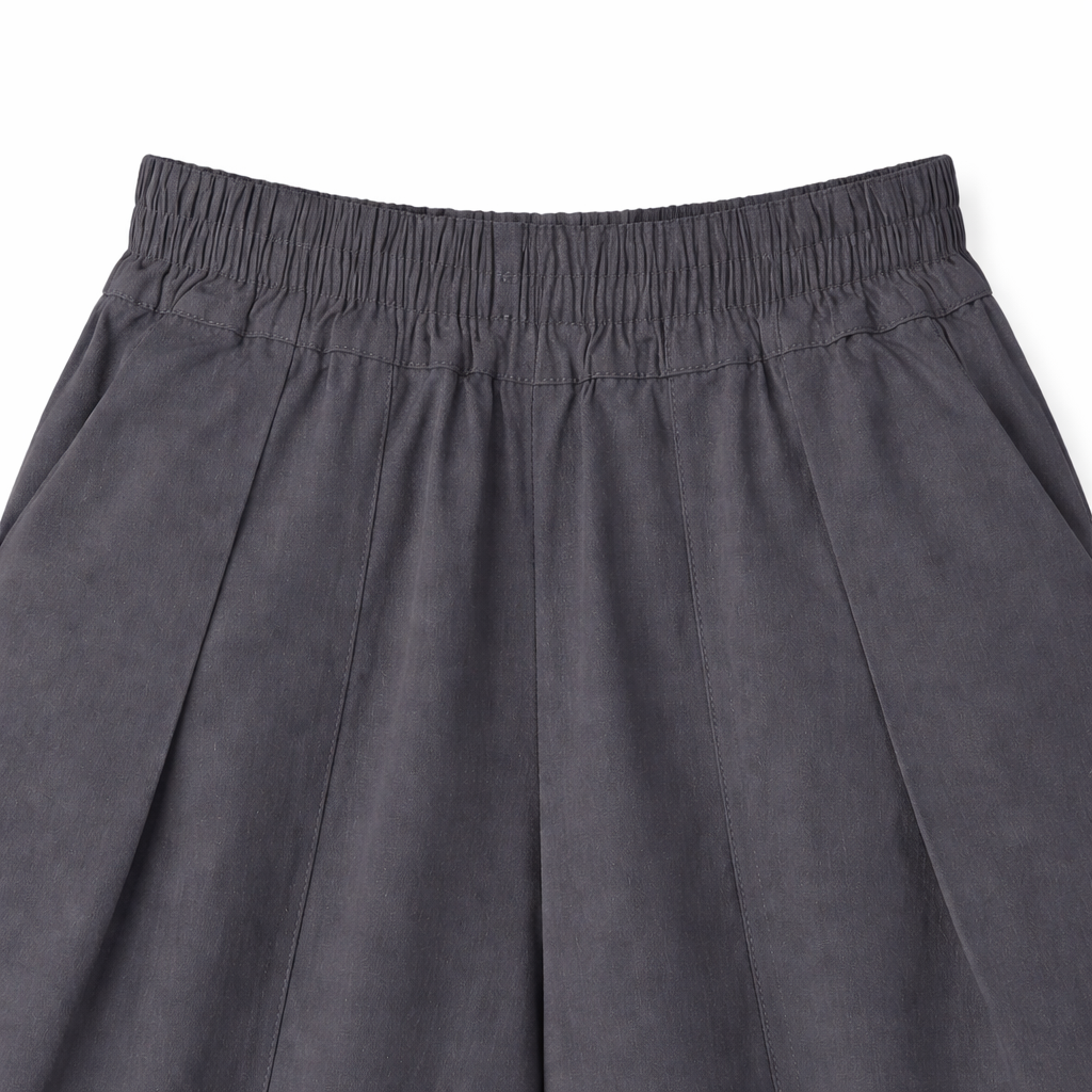 Collared Top & Wide Pants Set