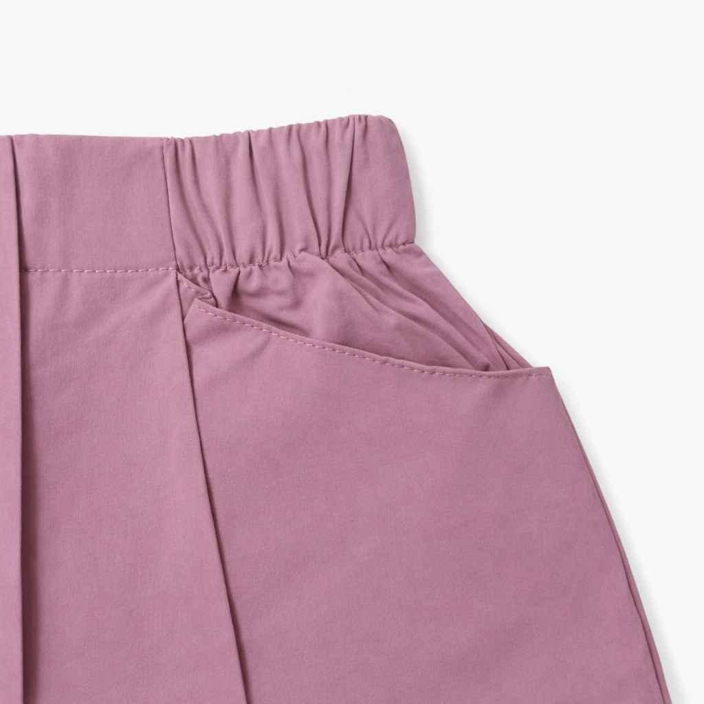 Classic Dusty Rose Casual Shorts