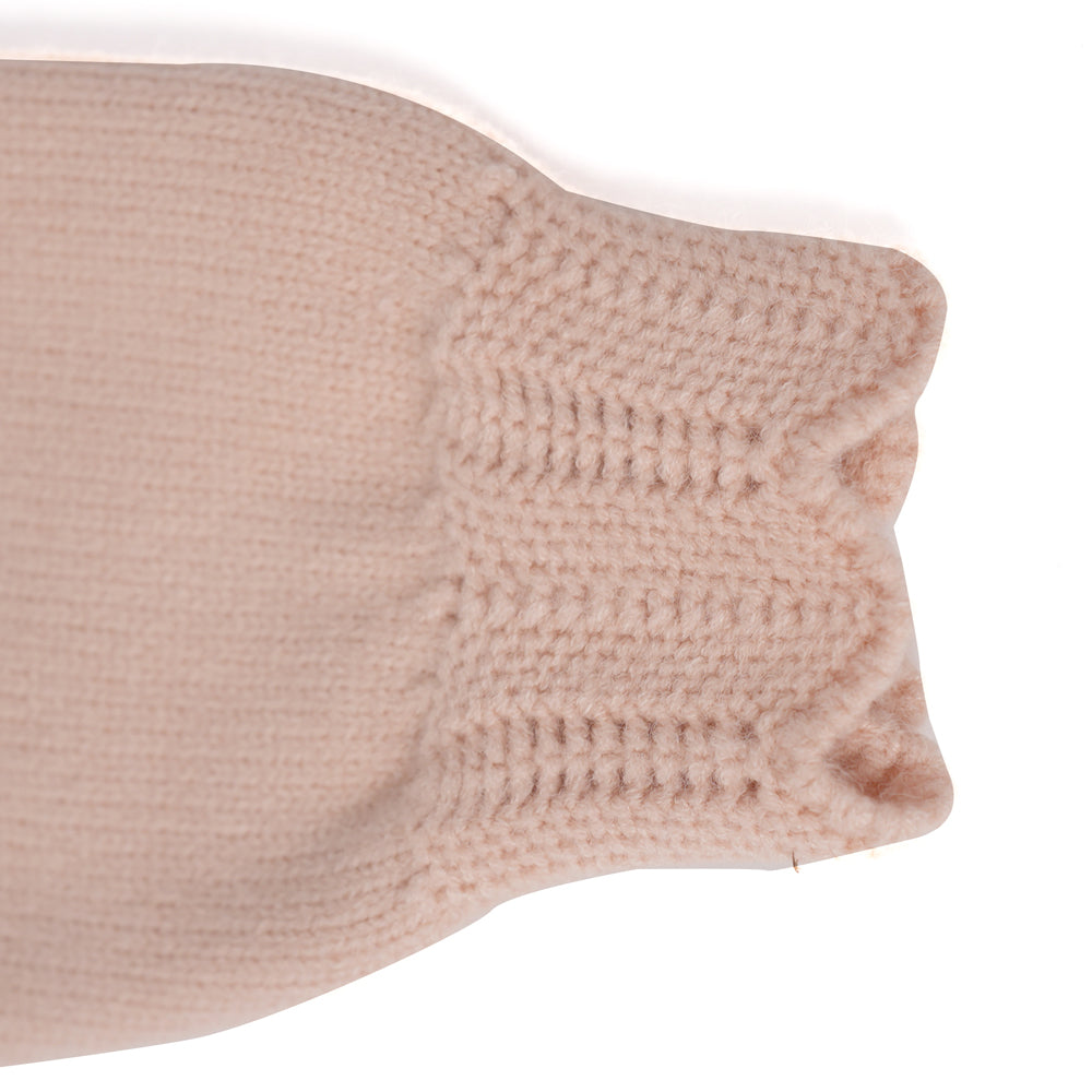 Pink teddy knit cardigan