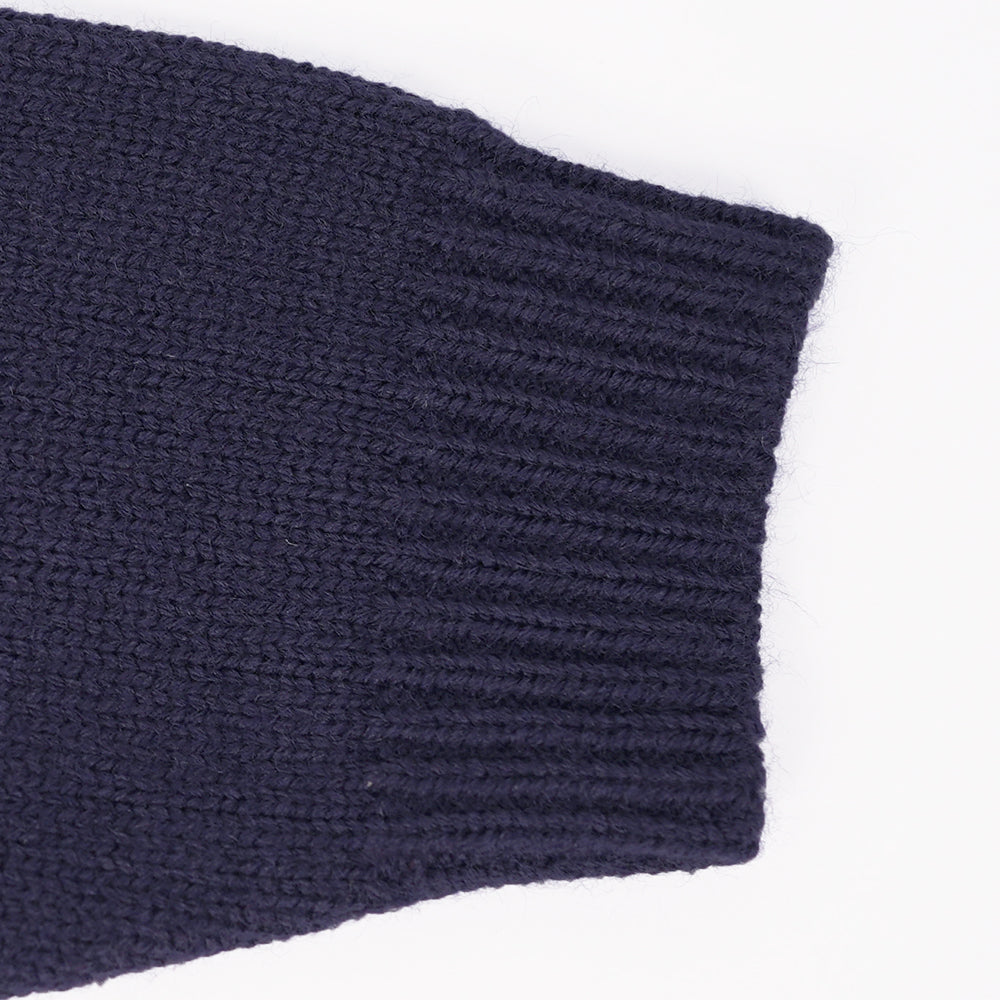 Polo Knit Sweater – Navy