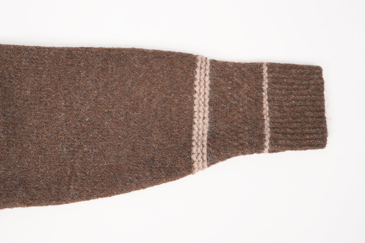 Half-Zip Knitted Sweater – Taupe