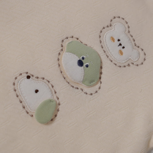 Bear Baby mint green Romper Set