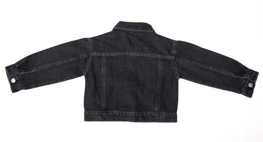 Black Denim Coordset