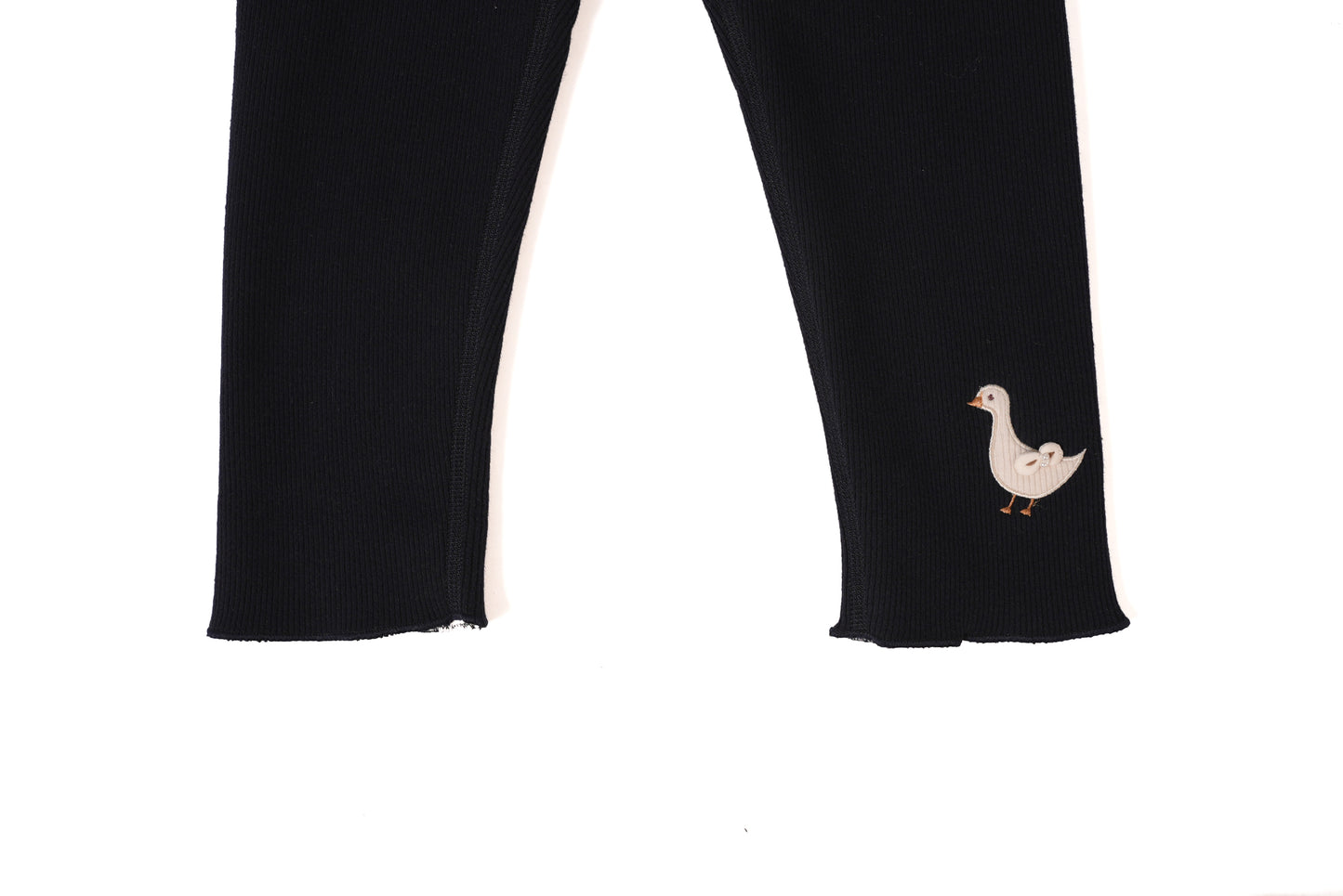 Navy blue duck leggings