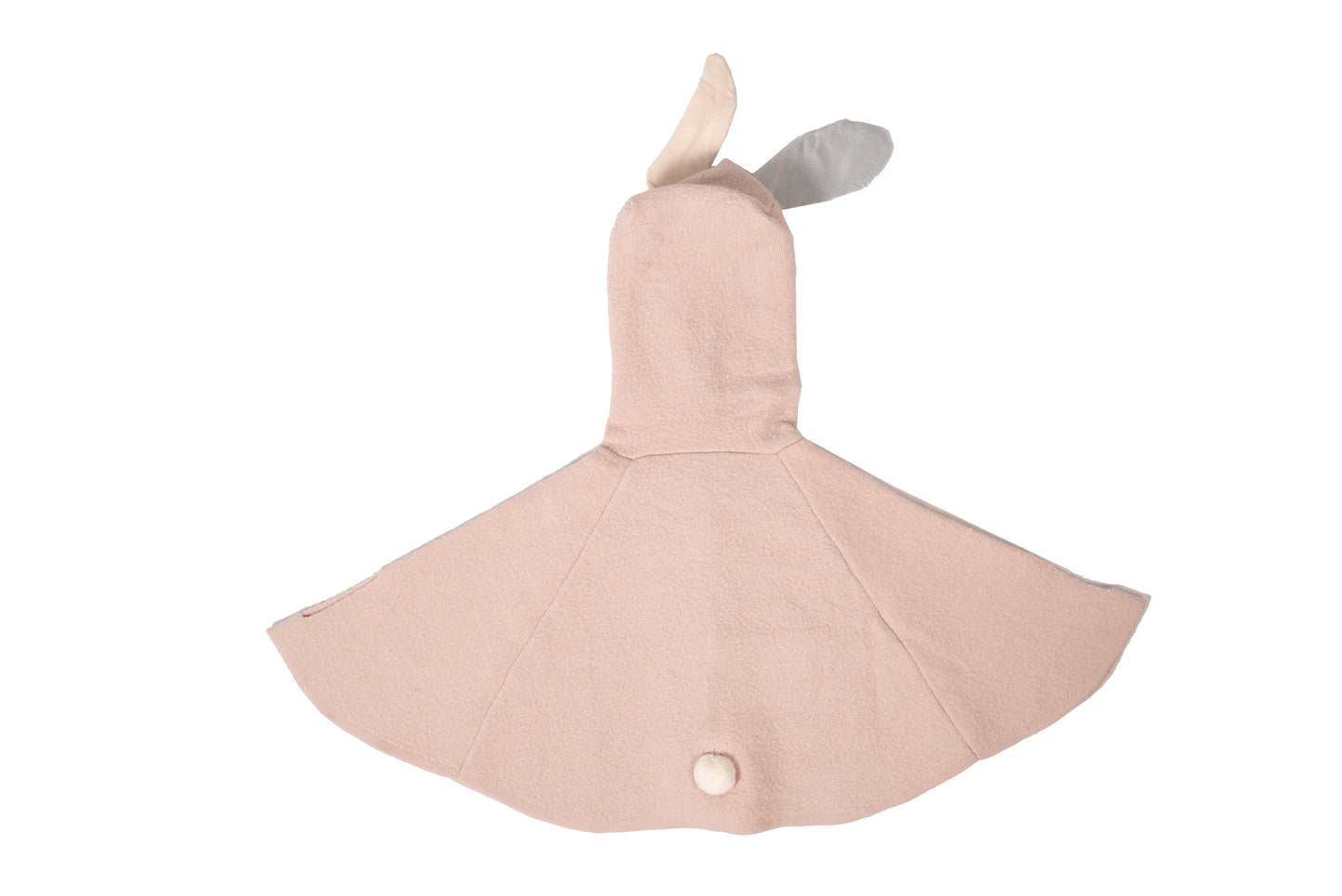 Hooded Cape – pink with Rabbit Ears