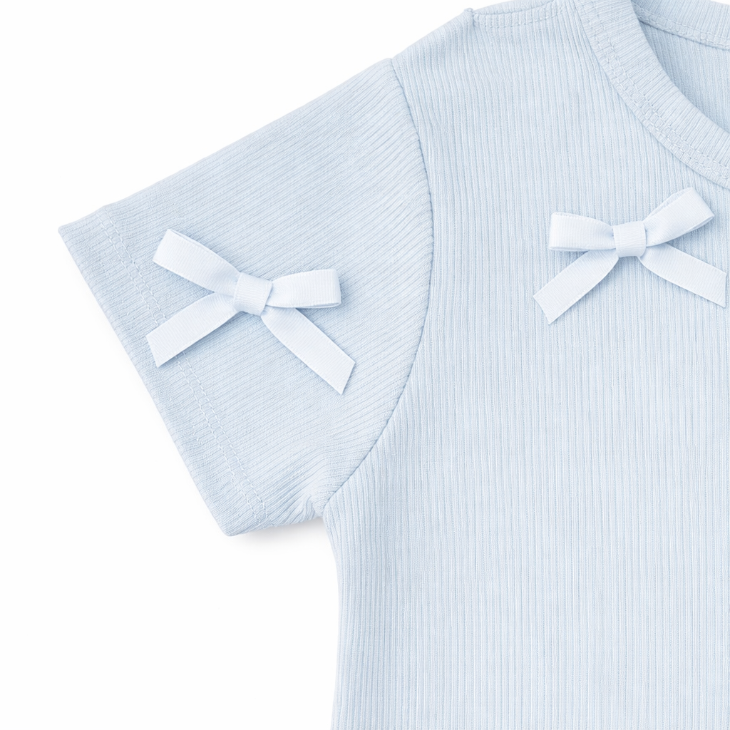 Applique Bow Detail Top