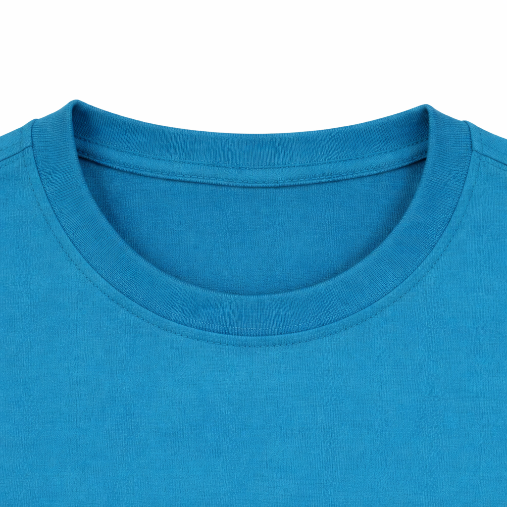 Turquoise Blue “Brave Time” Graphic T-Shirt
