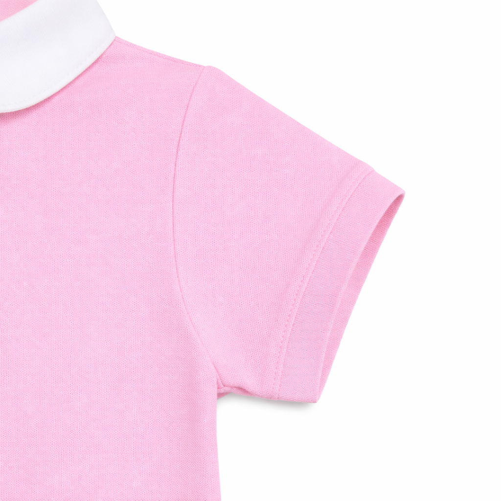 Pink Classic Collar Polo Tee