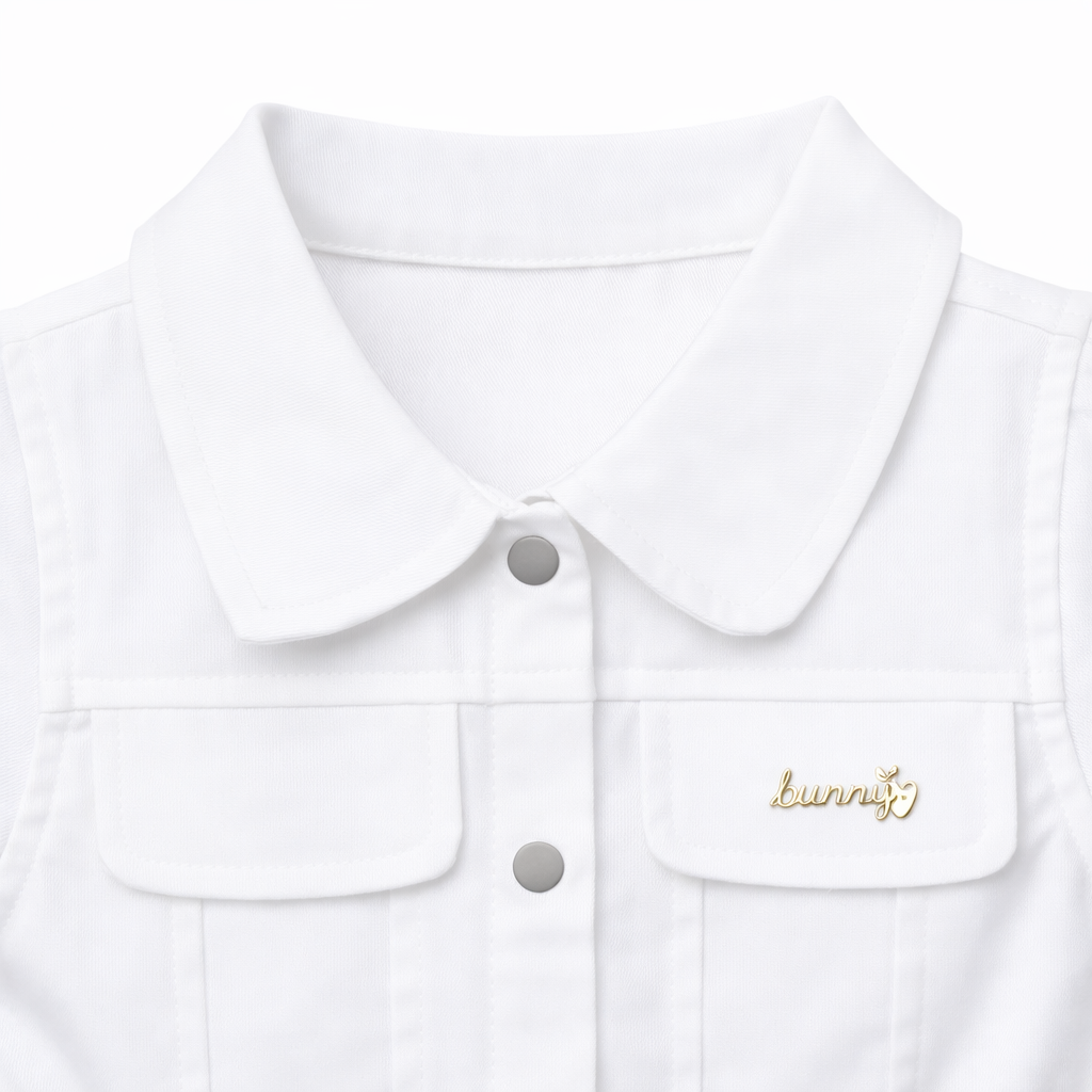 white Button-Down Belted Dress