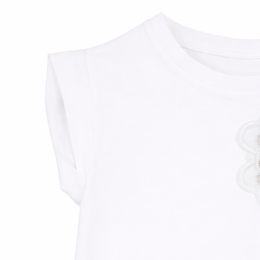 Classic Floral Appliqué Tee