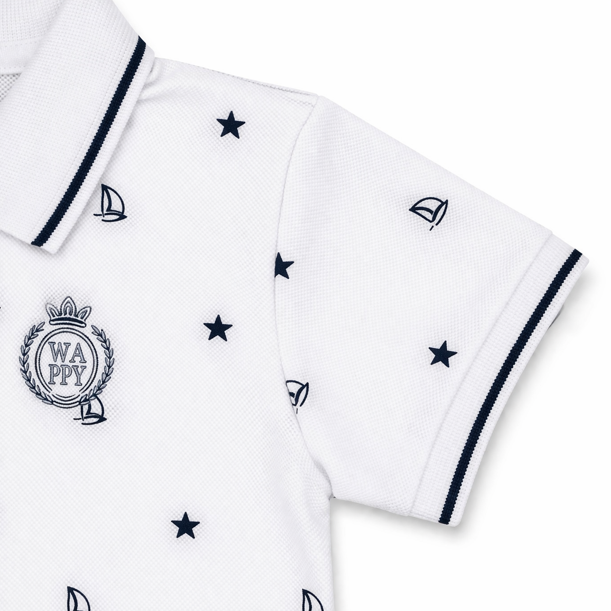 Nautical Print Polo