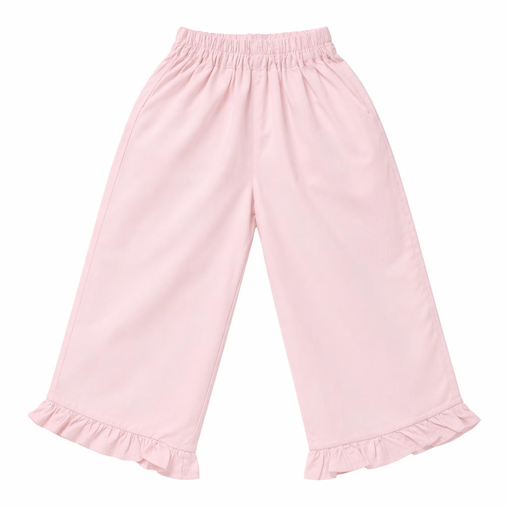 Blush pink Ruffle Top & Pant Set