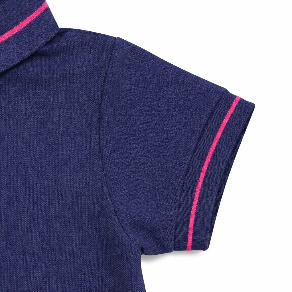 Navy Royal Crest Polo Dress
