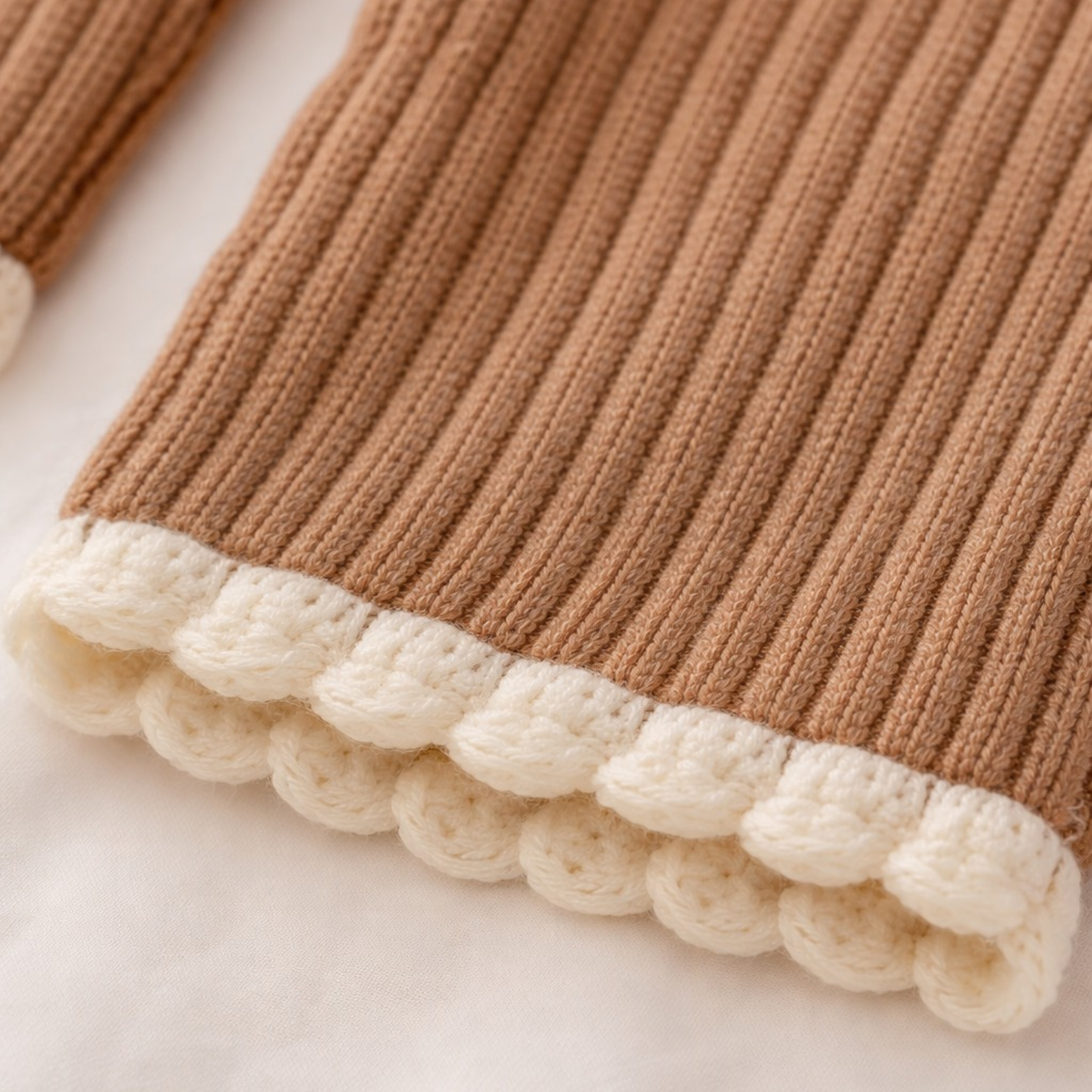 Beige & Cream Knit set