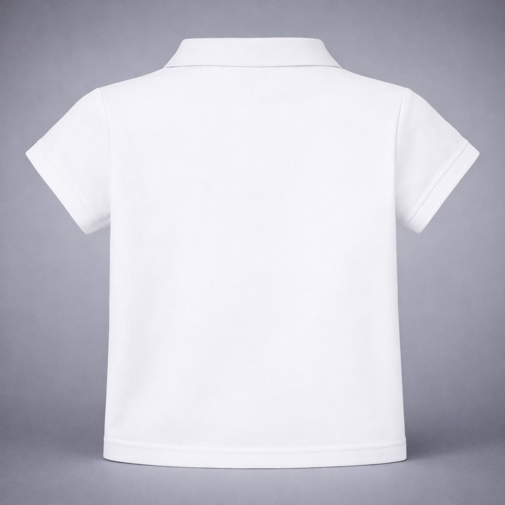 Girl embroidery Polo t-shirt