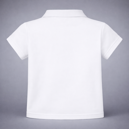 Girl embroidery Polo t-shirt