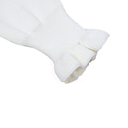 Black Pinafore Dress with Cream Inner Top