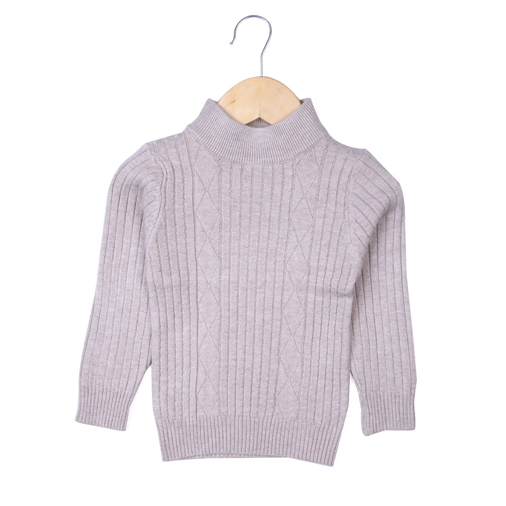 Grey Diamond Knit sweater