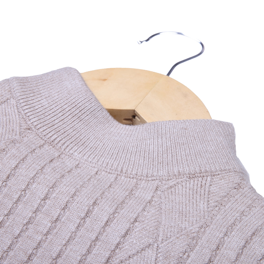 Grey Diamond Knit sweater