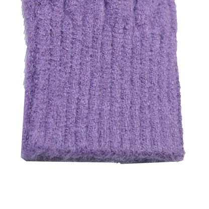 Purple Cable Knit Sweater