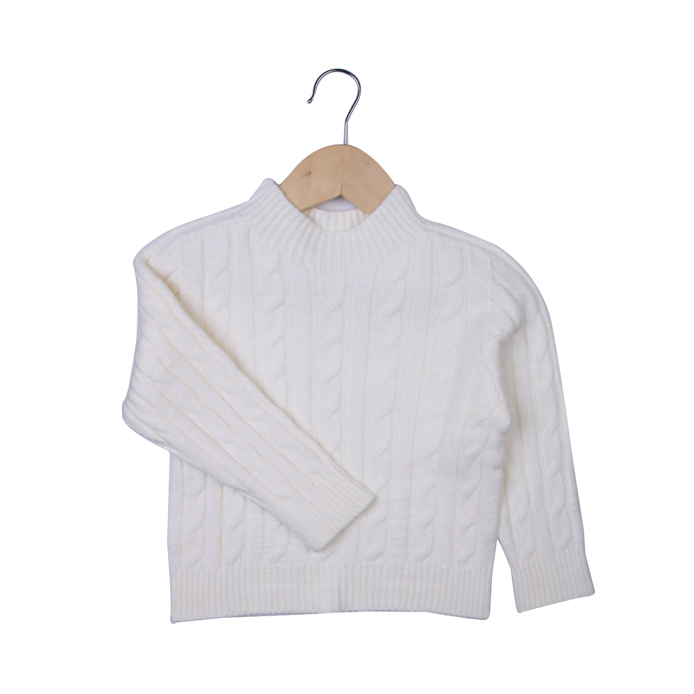 Off-White Cable Knit Sweater