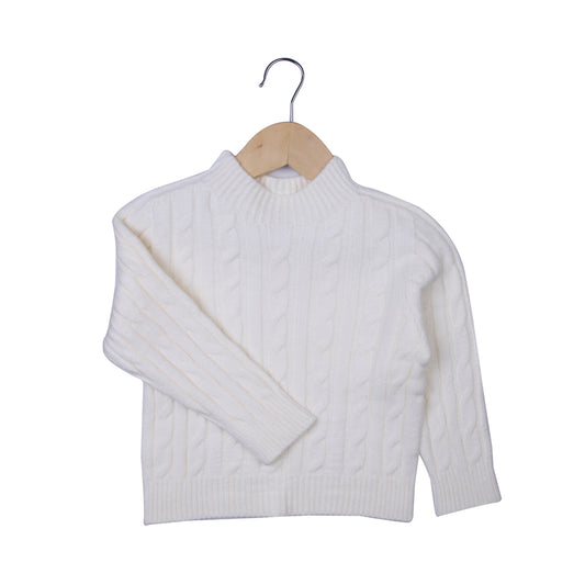 Off-White Cable Knit Sweater