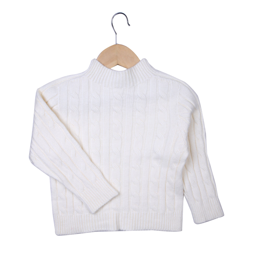 Off-White Cable Knit Sweater