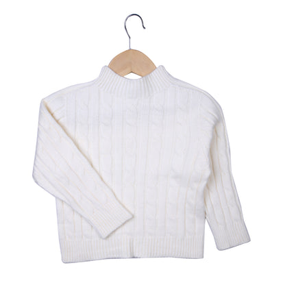 Off-White Cable Knit Sweater