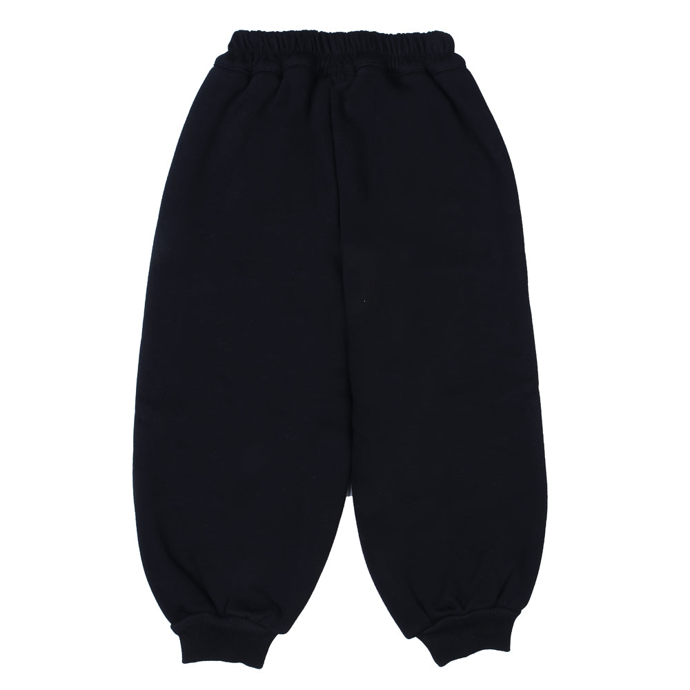 Black ⁠Fleece Joggers – Puppy Patch