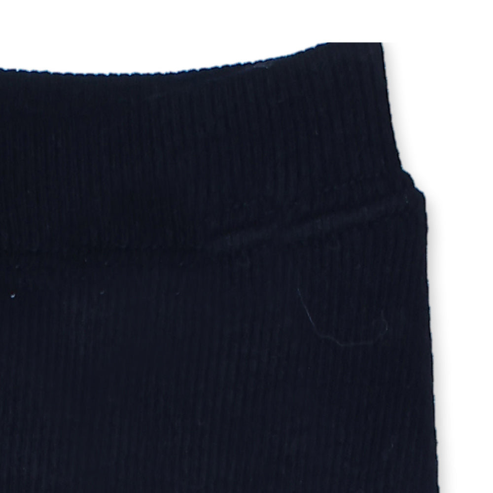 Black Knit Leggings – Sheep Patch