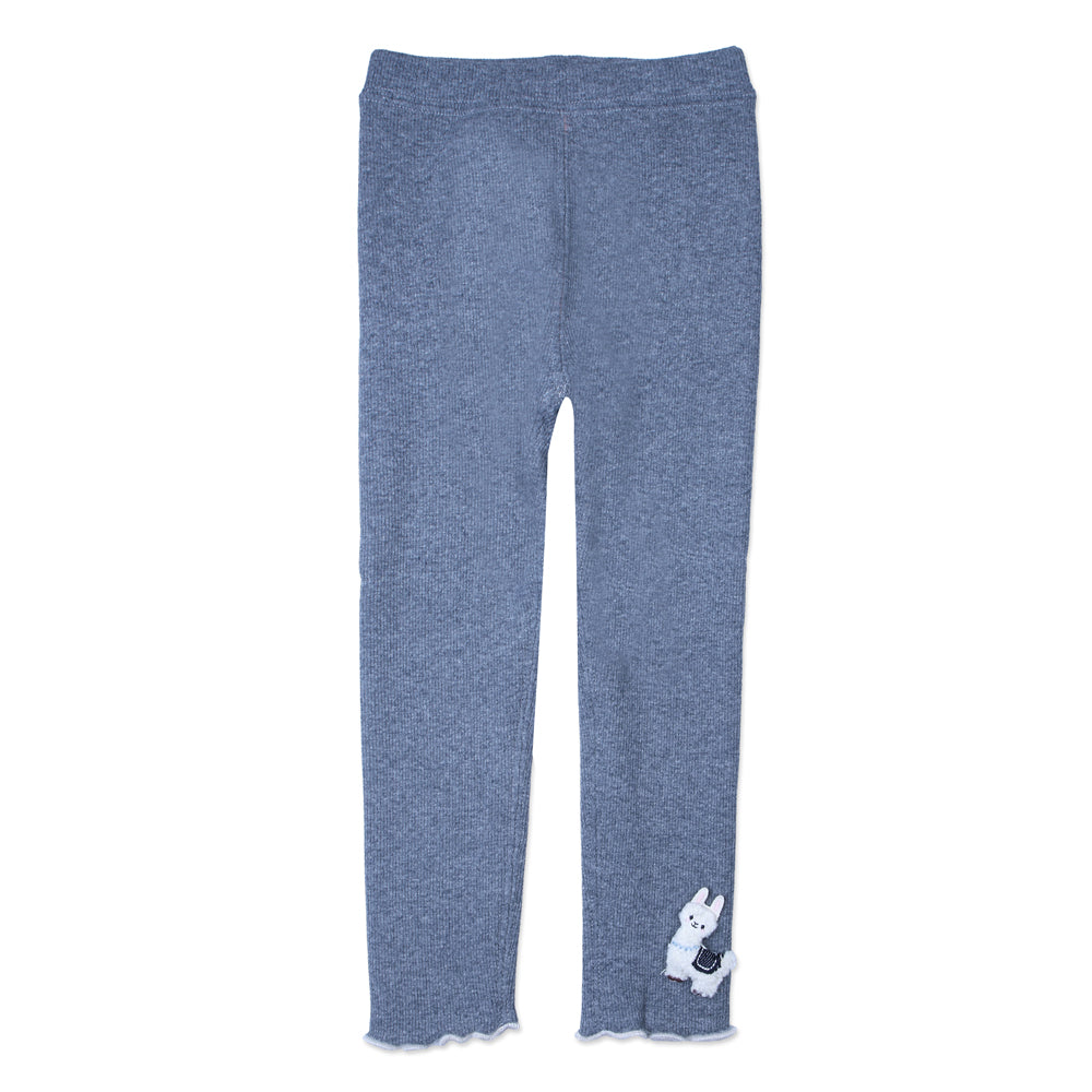 Grey Knit Leggings – Sheep Patch