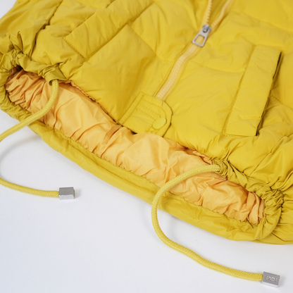 Mustard Quilted Puffer Jacket