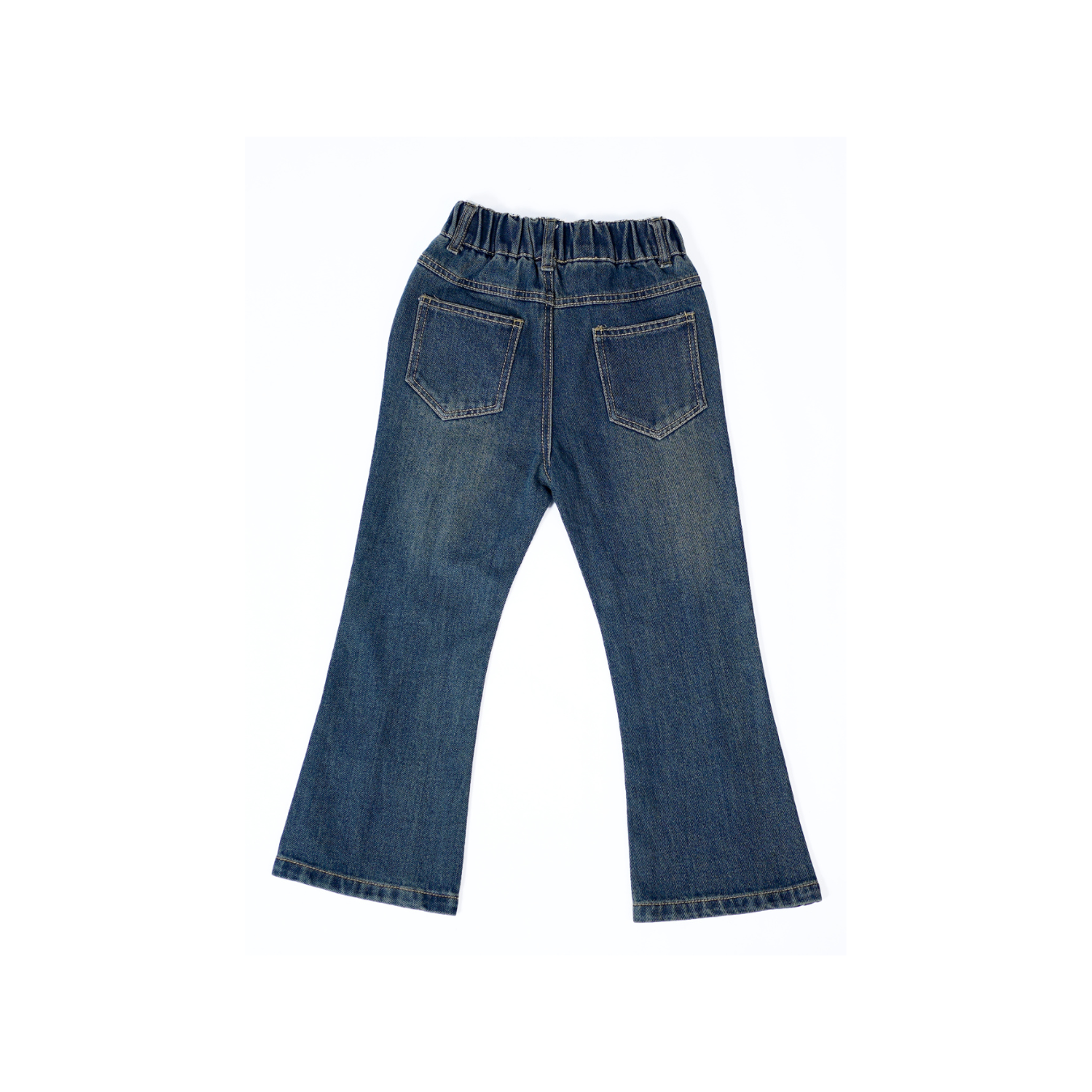Bow Accent Flared Jeans
