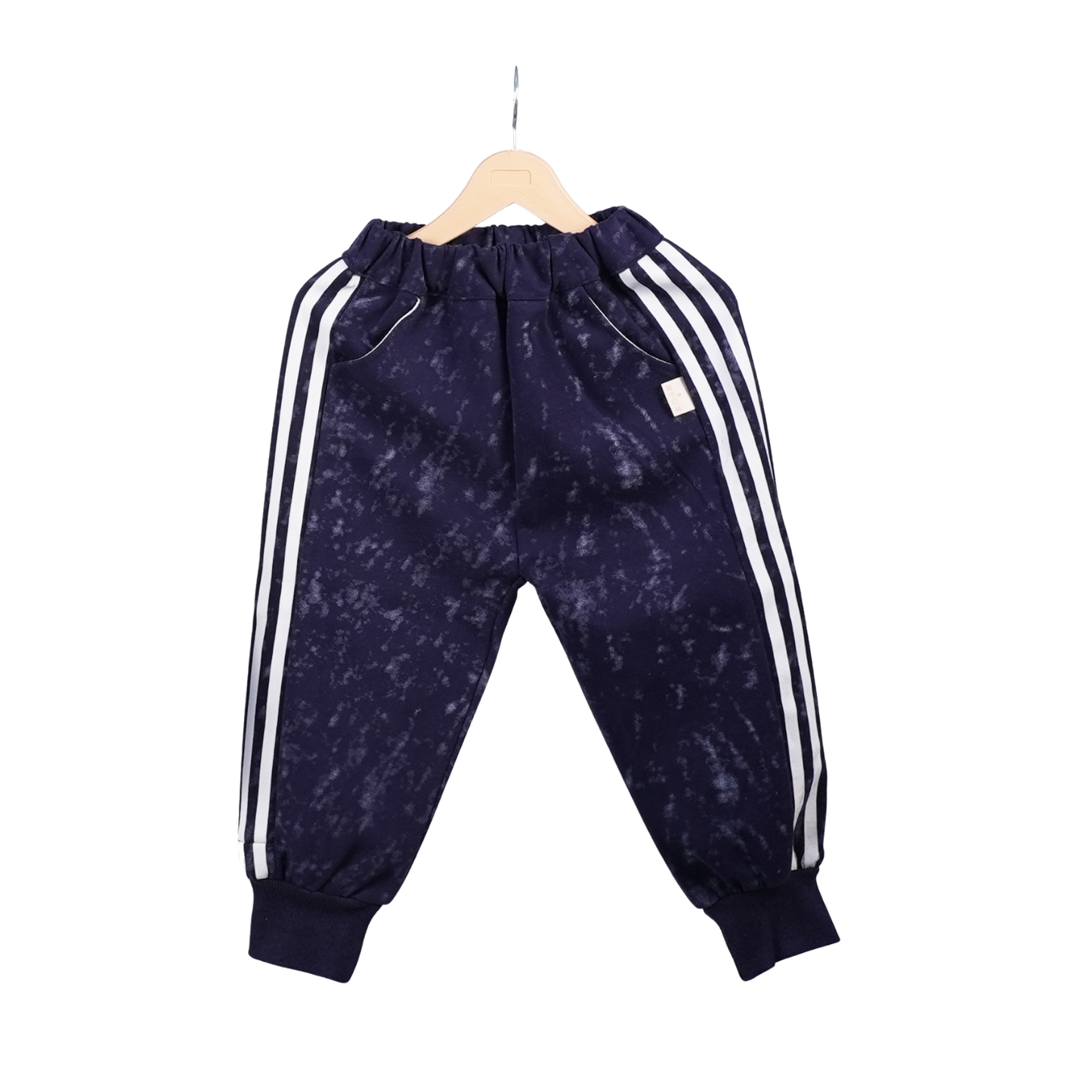 Navy Marble Tracksuit Set with bag