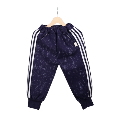 Navy Marble Tracksuit Set with bag
