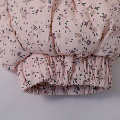 Floral Quilted Hooded Jacket