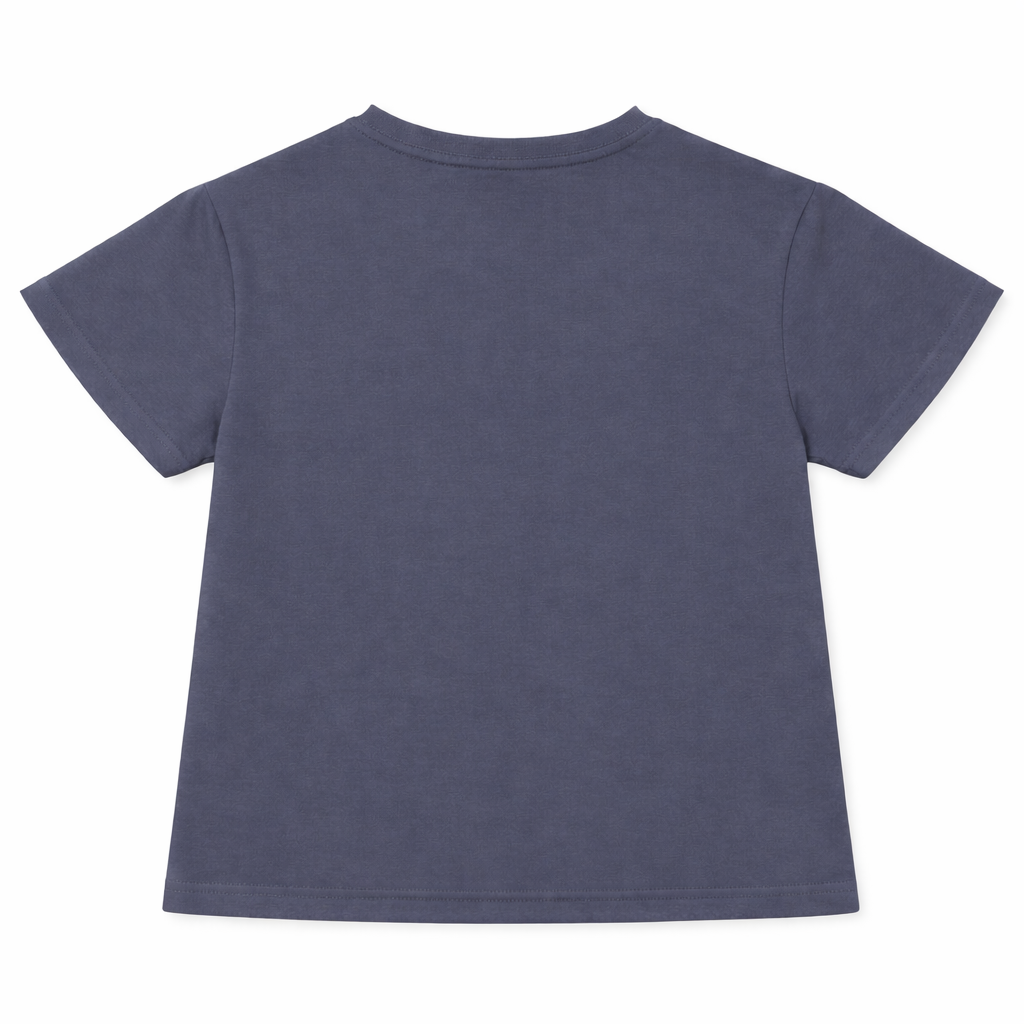 Grey Studded Detail Tee