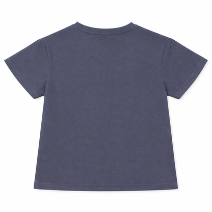 Grey Studded Detail Tee