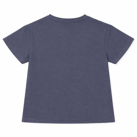 Grey Studded Detail Tee