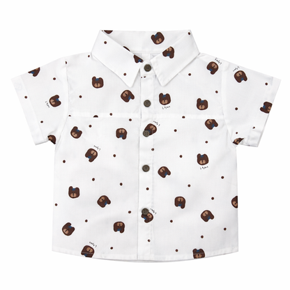 Bear Print 3-Piece Co-ord Set