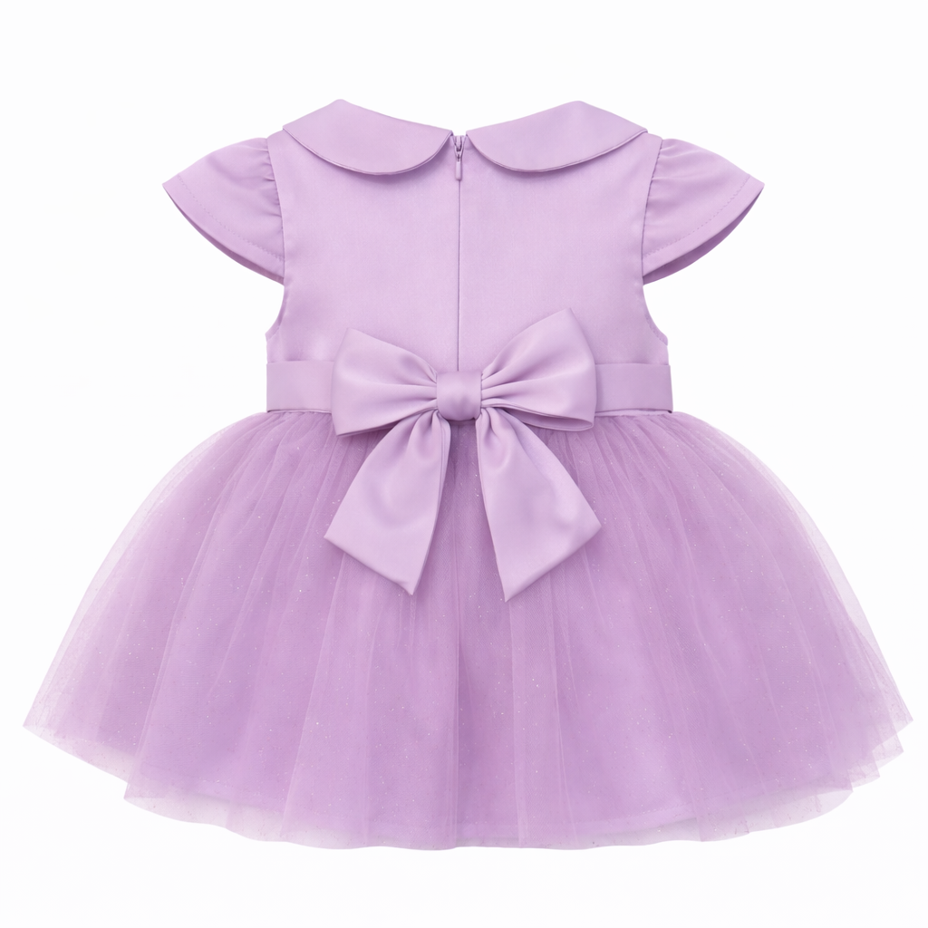 Purple Sparkle Party Dress
