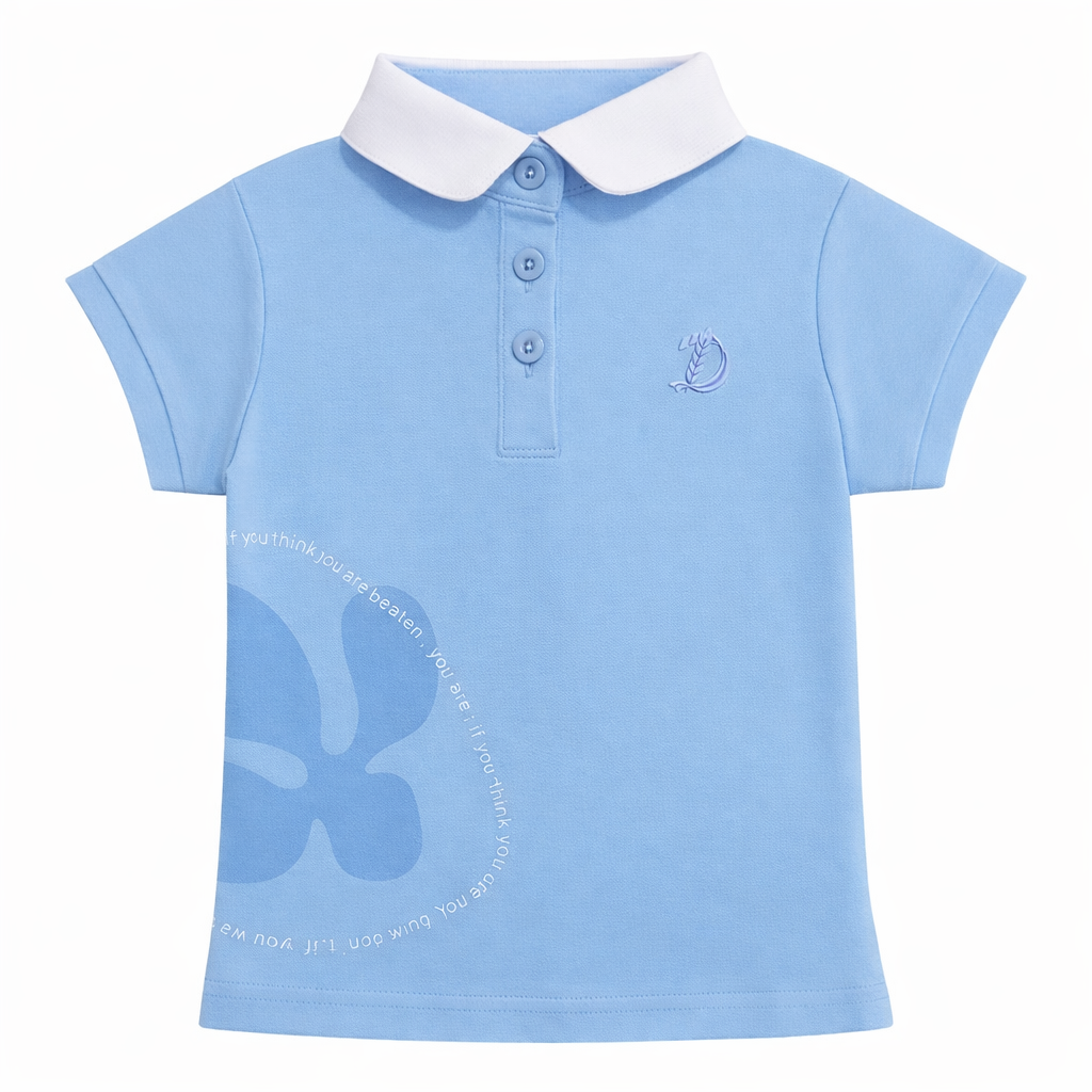 blue Classic Collar Polo Tee