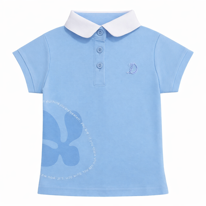 blue Classic Collar Polo Tee