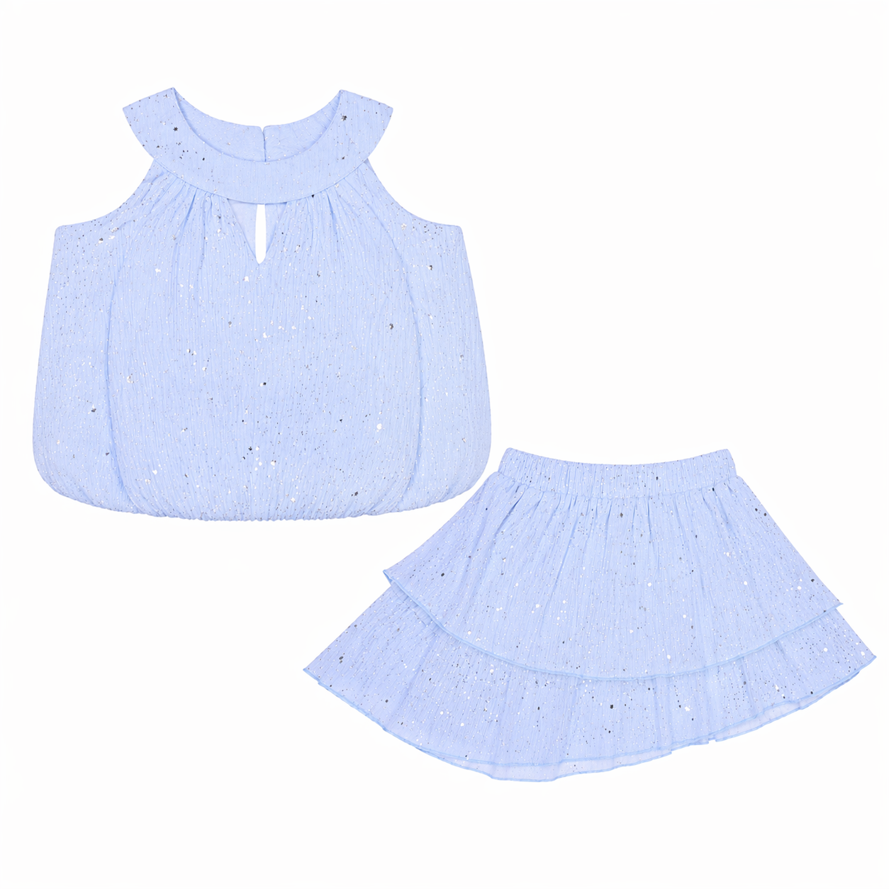 Shimmer Ruffle Co-ord Set