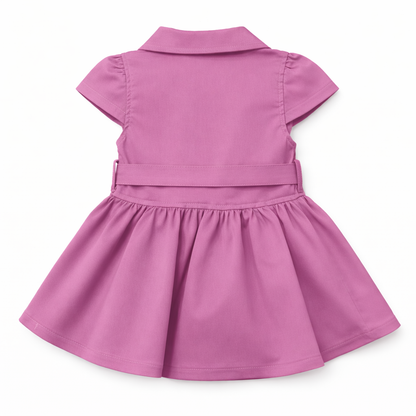 Rosette Ruffle Bow Dress