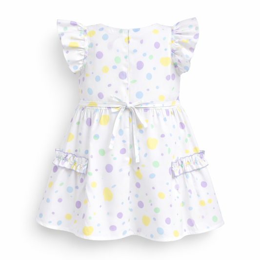 Pastel Confetti Flutter Dress