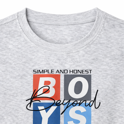 Grey “Boys Beyond” Graphic T-Shirt