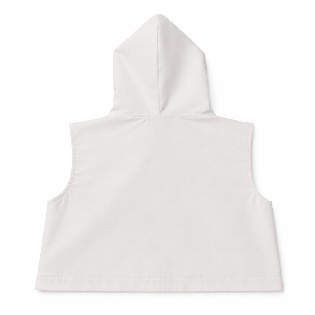 white Cargo Hoodie Co-ord Set
